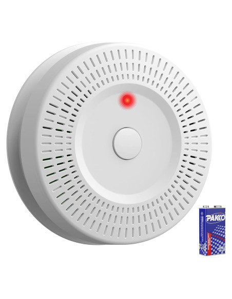 Detector de Humo Lecoolife GS528A Batería 9V Blanco Detector de Humo Lecoolife GS528A Batería 9V Blanco