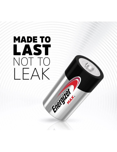 Baterías Alcalinas Energizer MAX C - Paquete de 4 Unidades