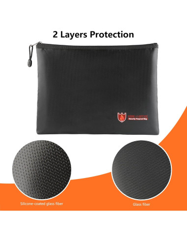 Bolsa de Documentos Ignífuga BONDUN 91x61 cm Negra