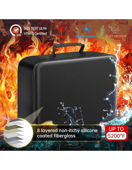 Organizador de Documentos a Prueba de Fuego GIANTLUMI 5200F Organizador de Documentos a Prueba de Fuego GIANTLUMI 5200F