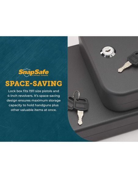 Caja de Seguridad Portátil SnapSafe XXL 2-Pack con Llave Igual Caja de Seguridad Portátil SnapSafe XXL 2-Pack con Llave Igual