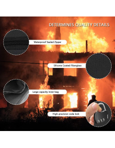 Bolsa de Seguridad JUGREAT a Prueba de Fuego y Agua - 1 Paquete 2