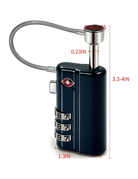 Candado TSA YOMOADD para Estuches de Armas - 2 Paquete Candado TSA YOMOADD para Estuches de Armas - 2 Paquete