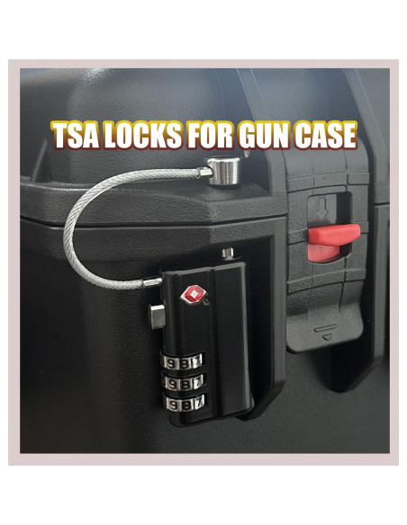 Candado TSA YOMOADD para Estuches de Armas - 2 Paquete Candado TSA YOMOADD para Estuches de Armas - 2 Paquete