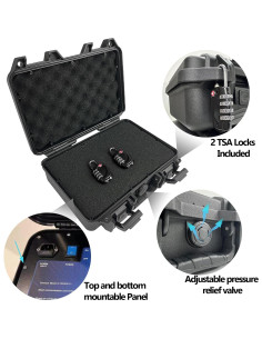 Funda Dura para Pistola LAFENLIN con Candado TSA 32x23cm 2