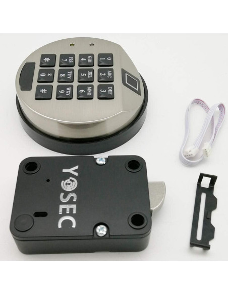Caja Fuerte Electrónica Biométrica YOSEC 0.6 kg con Teclado Caja Fuerte Electrónica Biométrica YOSEC 0.6 kg con Teclado