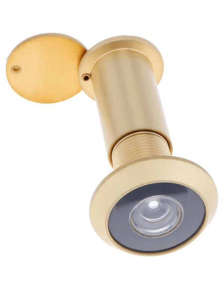 Mirilla de Puerta Dorada HOJLKLD con Broca 16 mm y 200 Grados Mirilla de Puerta Dorada HOJLKLD con Broca 16 mm y 200 Grados