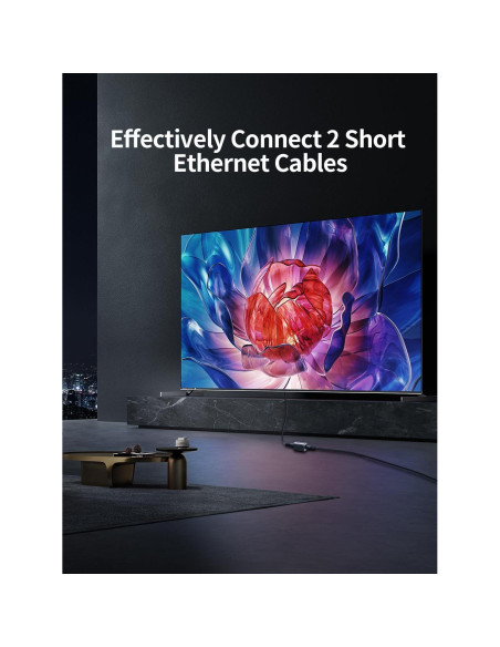 Extensor Ethernet 10Gbps Hulami RJ45 100m Plug & Play Extensor Ethernet 10Gbps Hulami RJ45 100m Plug & Play