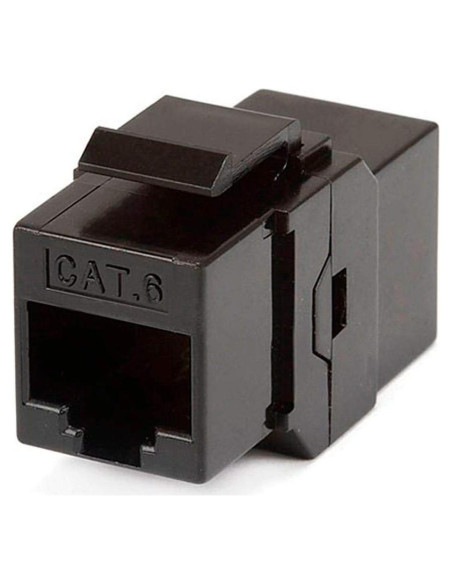 Conector Keystone Pasante RJ45 Monoprice - Acoplador Negro Conector Keystone Pasante RJ45 Monoprice - Acoplador Negro