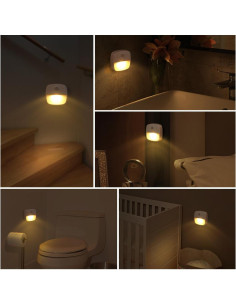 Luz de Sensor de Movimiento AMIR LED 3 Piezas Blanco Cálido 2