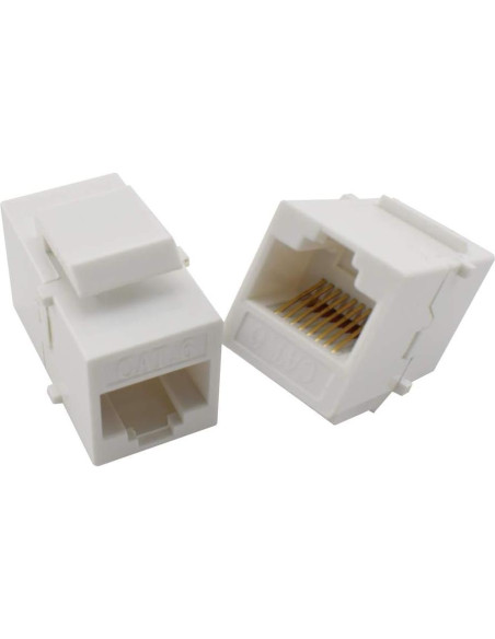 Placa de Pared Ethernet RJ45 OZXNO CAT.6 1 Puerto Paquete de 2 Placa de Pared Ethernet RJ45 OZXNO CAT.6 1 Puerto Paquete de 2