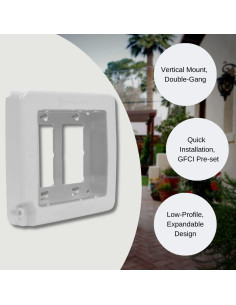 Cubierta a Prueba de Climas Intermatic WP7200W - Blanca 2