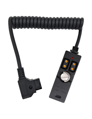 Conector D-Tap macho a divisor hembra 2 puertos Chikoni
