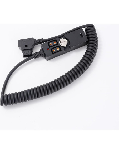 Conector D-Tap macho a divisor hembra 2 puertos Chikoni Conector D-Tap macho a divisor hembra 2 puertos Chikoni
