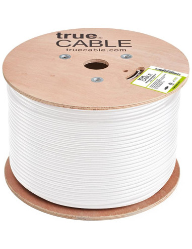 Cable Coaxial RG6 Exterior Doble Blindaje trueCABLE 1000ft