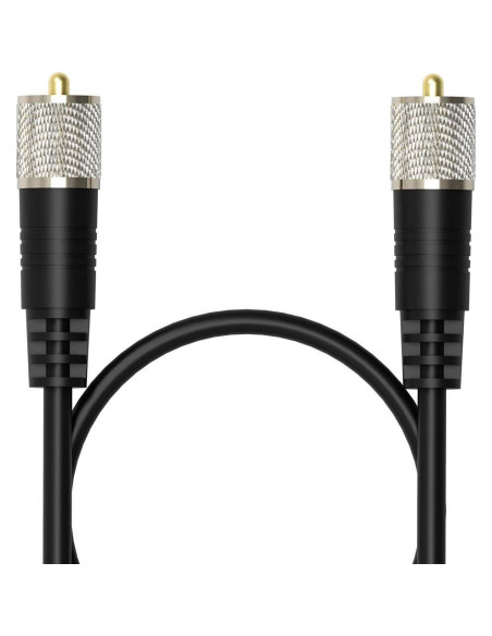 Cable Coaxial RG8X 0.61m UHF PL-259 RFAdapter Pérdida Baja Cable Coaxial RG8X 0.61m UHF PL-259 RFAdapter Pérdida Baja