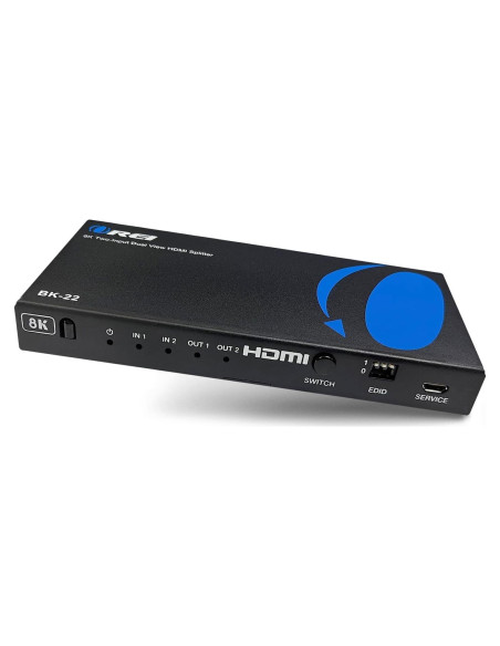 Divisor HDMI 8K OREI BK-22 2 Salidas 4K@120Hz Dolby Vision Divisor HDMI 8K OREI BK-22 2 Salidas 4K@120Hz Dolby Vision