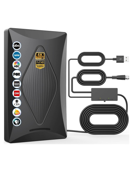 Antena de TV Digital Oheotoo 2024 4K 1080p HD Interior Exterior Antena de TV Digital Oheotoo 2024 4K 1080p HD Interior Exterior