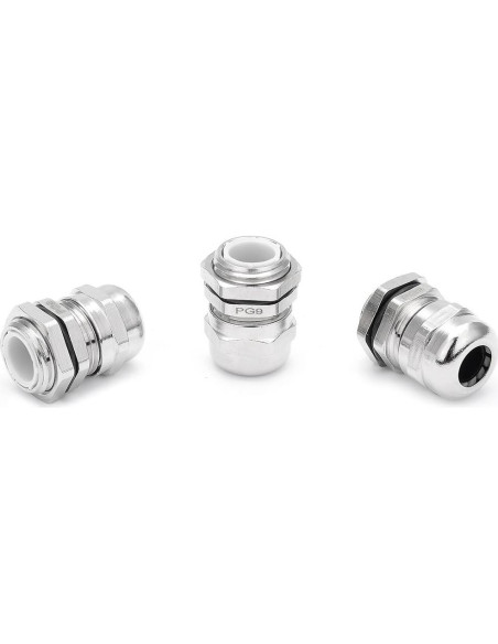 Glandes de Cable Impermeables uxcell PG9 - 5 Pcs, 4-8mm Glandes de Cable Impermeables uxcell PG9 - 5 Pcs, 4-8mm