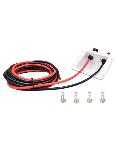 Entrada de Cable Solar Trisinger 3.05m 10AWG Doble Resistente UV Entrada de Cable Solar Trisinger 3.05m 10AWG Doble Resistente UV