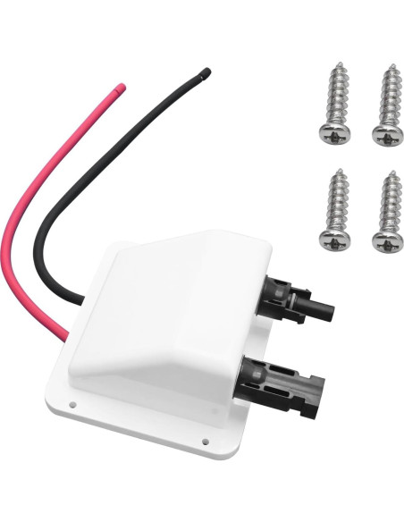 Caja de entrada de cable solar VIKKSAER 10AWG 30.48 cm blanca Caja de entrada de cable solar VIKKSAER 10AWG 30.48 cm blanca