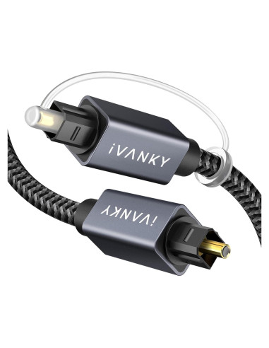 Cable de Audio Óptico iVANKY 3m Digital Toslink para TV
