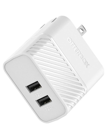Cargador de pared USB-A OtterBox 24W + Cable Lightning 1M Cargador de pared USB-A OtterBox 24W + Cable Lightning 1M