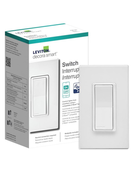 Interruptor Inteligente Leviton Z-Wave 800 Series ZW15S Interruptor Inteligente Leviton Z-Wave 800 Series ZW15S