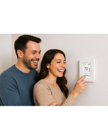 Termostato Programable QuietWarmth THERMPROTOUCH WiFi 120V/240V