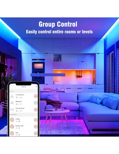 Tira de Luz LED Inteligente Sengled Zigbee 1m Multicolor Tira de Luz LED Inteligente Sengled Zigbee 1m Multicolor