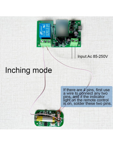 Interruptor Inteligente Zigbee 1CH Otcboimo 12V-24V Control Remoto
