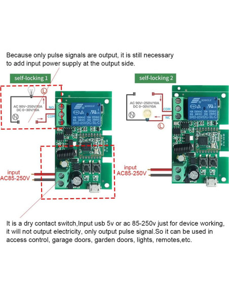 Interruptor Inteligente Zigbee 1CH Otcboimo 12V-24V Control Remoto Interruptor Inteligente Zigbee 1CH Otcboimo 12V-24V Control Remoto
