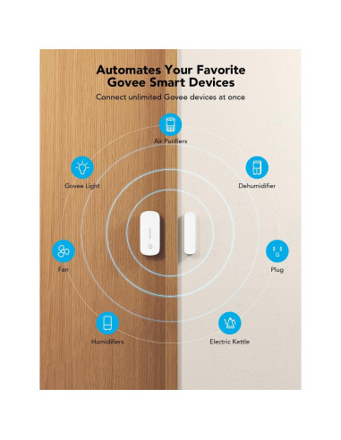 Sensor de Puerta y Ventana GoveeLife H5123101 Inalámbrico