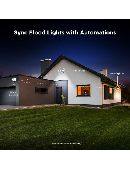 Luz de Inundación Inteligente Feit Electric 28W LED WiFi 2000lm Luz de Inundación Inteligente Feit Electric 28W LED WiFi 2000lm