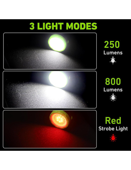 Juego de 2 luces LED recargables SEAMAGIC 360 ajustables Juego de 2 luces LED recargables SEAMAGIC 360 ajustables