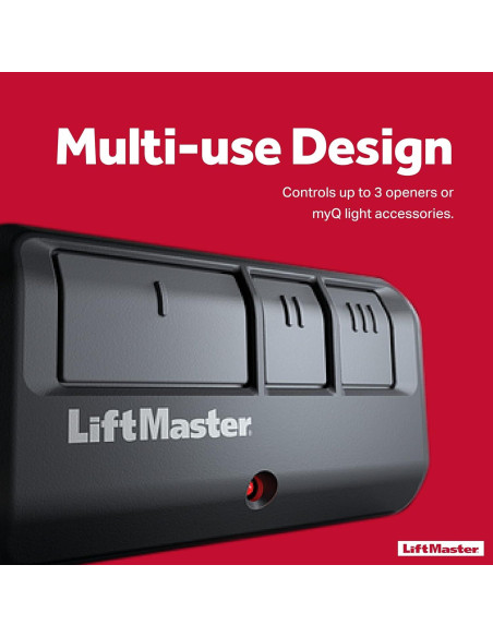 Control Remoto LiftMaster 893Max 3 Botones para Puertas de Garaje - Paquete de 2 Control Remoto LiftMaster 893Max 3 Botones para Puertas de Garaje - Paquete de 2