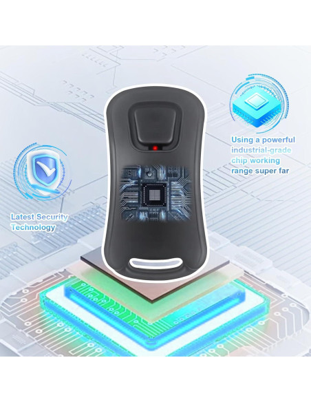 Control Remoto Universal Genie 2 Botones para Garaje - GIT-1/ACSCTG Control Remoto Universal Genie 2 Botones para Garaje - GIT-1/ACSCTG