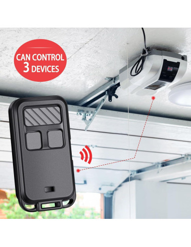 Control Remoto Universal Kingdder 890MAX para Garaje 6 Pcs