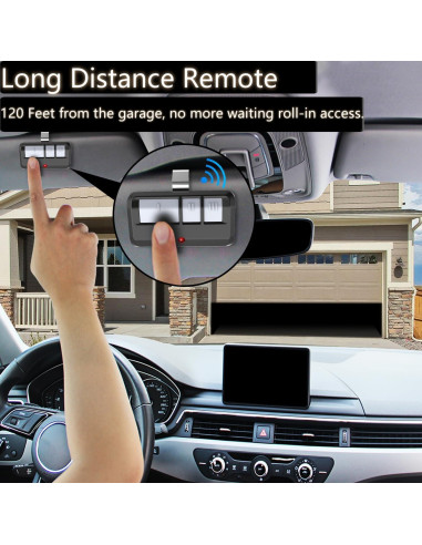 Control Remoto para Garaje Acvoce 3 Botones Compatible LiftMaster