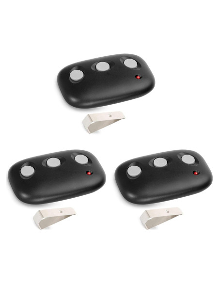 Control Remoto de Puerta de Garaje Linear MCT-3 DNT00089 - Paquete de 3 Control Remoto de Puerta de Garaje Linear MCT-3 DNT00089 - Paquete de 3