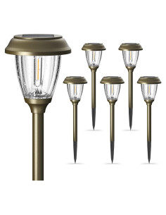 Luces Solares XMCOSY+ para Jardín 10/25 LM IP65 6 Piezas