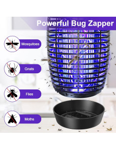 Zapper Eléctrico de Insectos PALONE 20W 4500V Impermeable 2