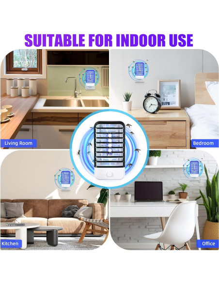Zapper de Insectos Eléctrico Jahy2Tech 2025 para Interior UV Zapper de Insectos Eléctrico Jahy2Tech 2025 para Interior UV