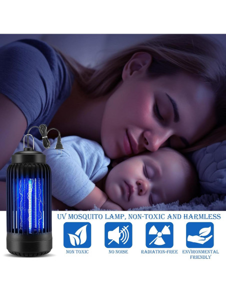 Lámpara Asesina de Mosquitos Qualirey 1000V - 2 Paquetes Lámpara Asesina de Mosquitos Qualirey 1000V - 2 Paquetes