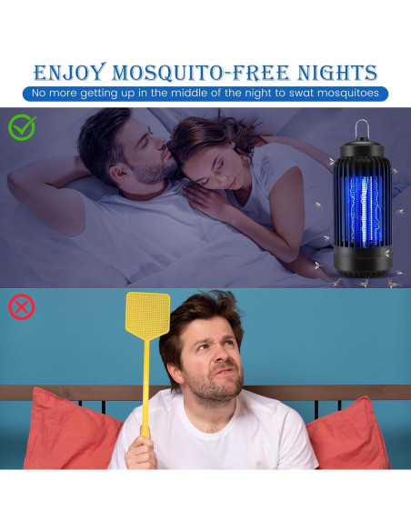 Lámpara Asesina de Mosquitos Qualirey 1000V - 2 Paquetes Lámpara Asesina de Mosquitos Qualirey 1000V - 2 Paquetes