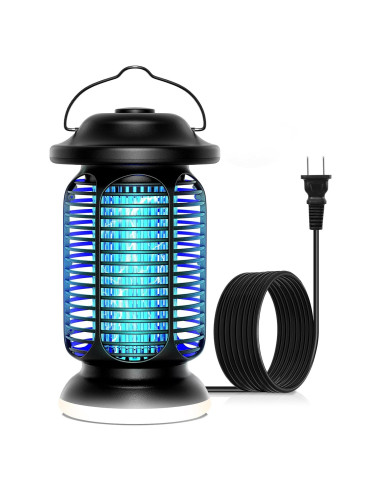 Zapper de Insectos AMUFER 18W Luz Azul-Violeta para Mosquitos