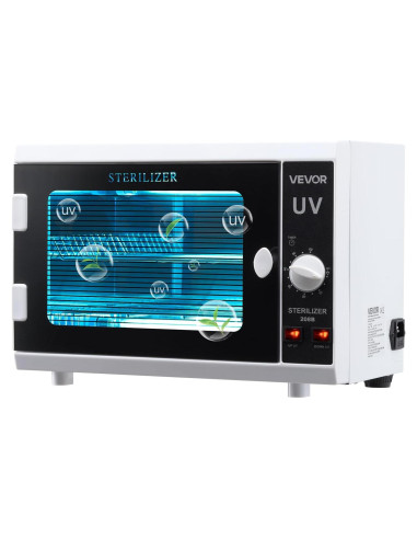 Máquina de Limpieza de Herramientas de Uñas VEVOR 12L UV