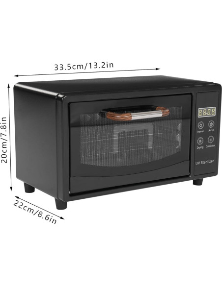 Caja Limpiadora de Uñas TEIPENG 10.5QT 160W 75C Negro Caja Limpiadora de Uñas TEIPENG 10.5QT 160W 75C Negro