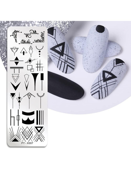 Juego de Placas de Estampado para Uñas Mori Elves 6 Pcs Floral Juego de Placas de Estampado para Uñas Mori Elves 6 Pcs Floral