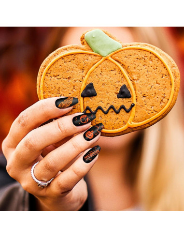 Kit de Placas de Estampado de Uñas Halloween Whaline 10 Pcs